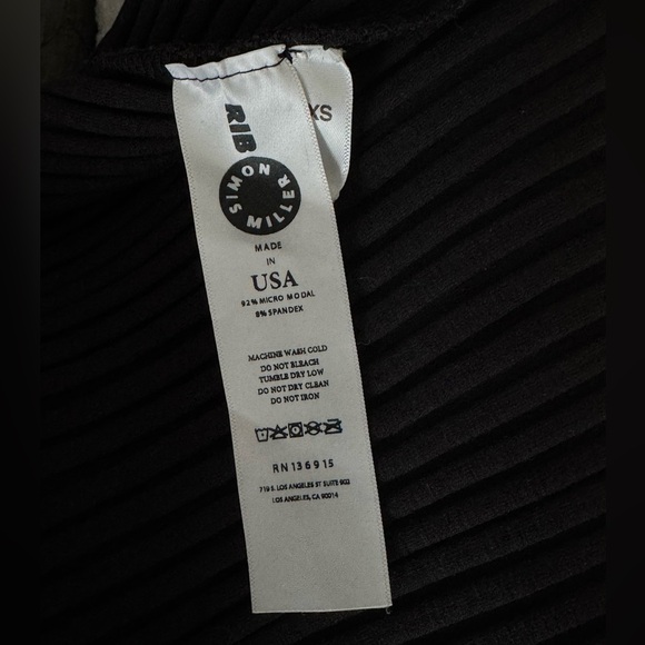 SIMON MILLER ribbed off Shoulder maxi dress - Picture 3 of 5